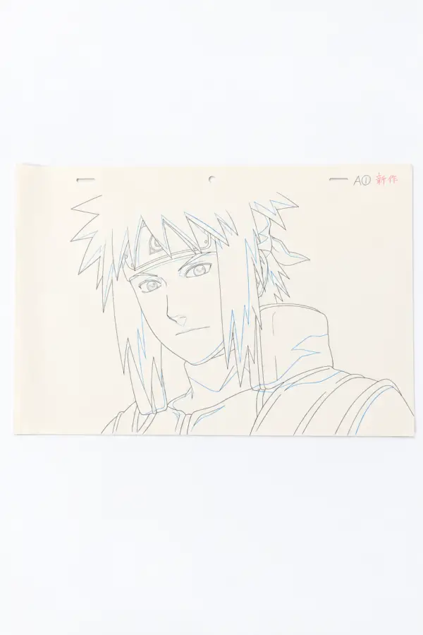 Naruto Minato Original Animation Drawing Set – 8 Sheets