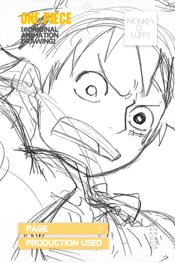 ONE PIECE Production Drawing 1