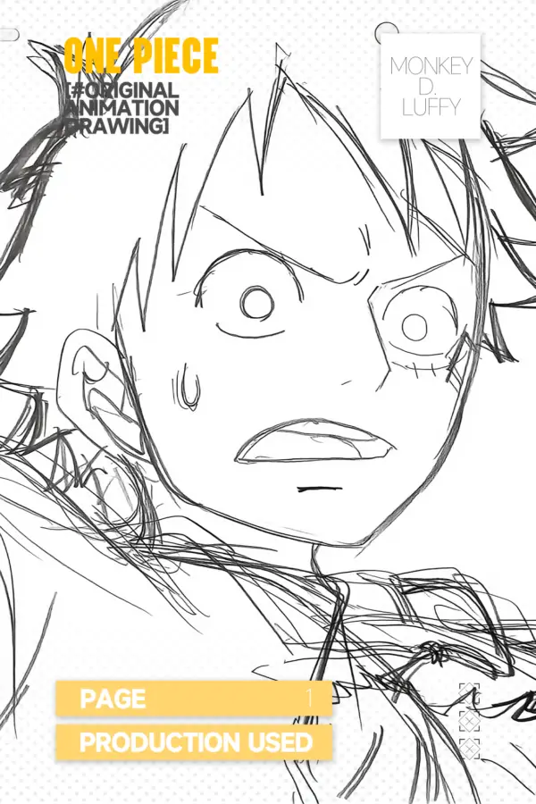 ONE PIECE Production Drawing 2