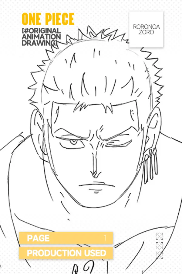 ONE PIECE Production Drawing 3