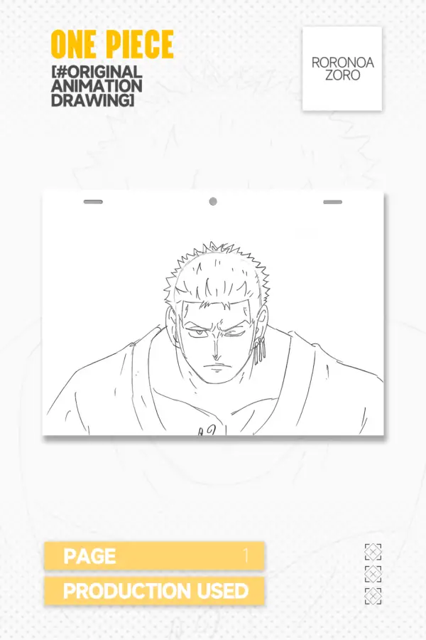 ONE PIECE Production Drawing 3