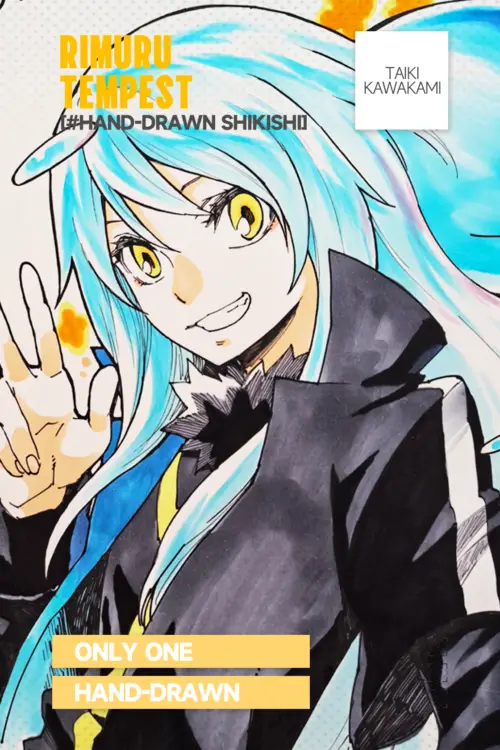 Taiki Kawakami Hand-Drawn Shikishi